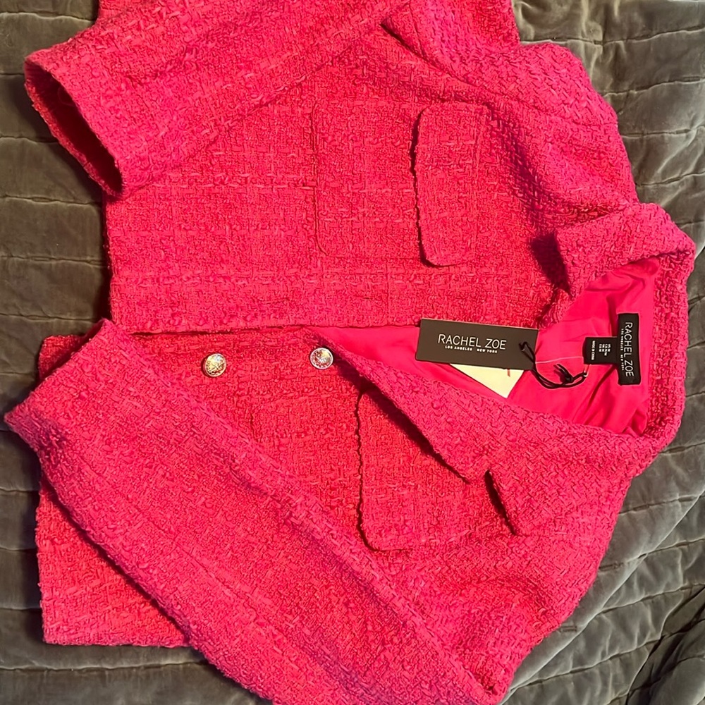 Tweed Medium Pink Blazer